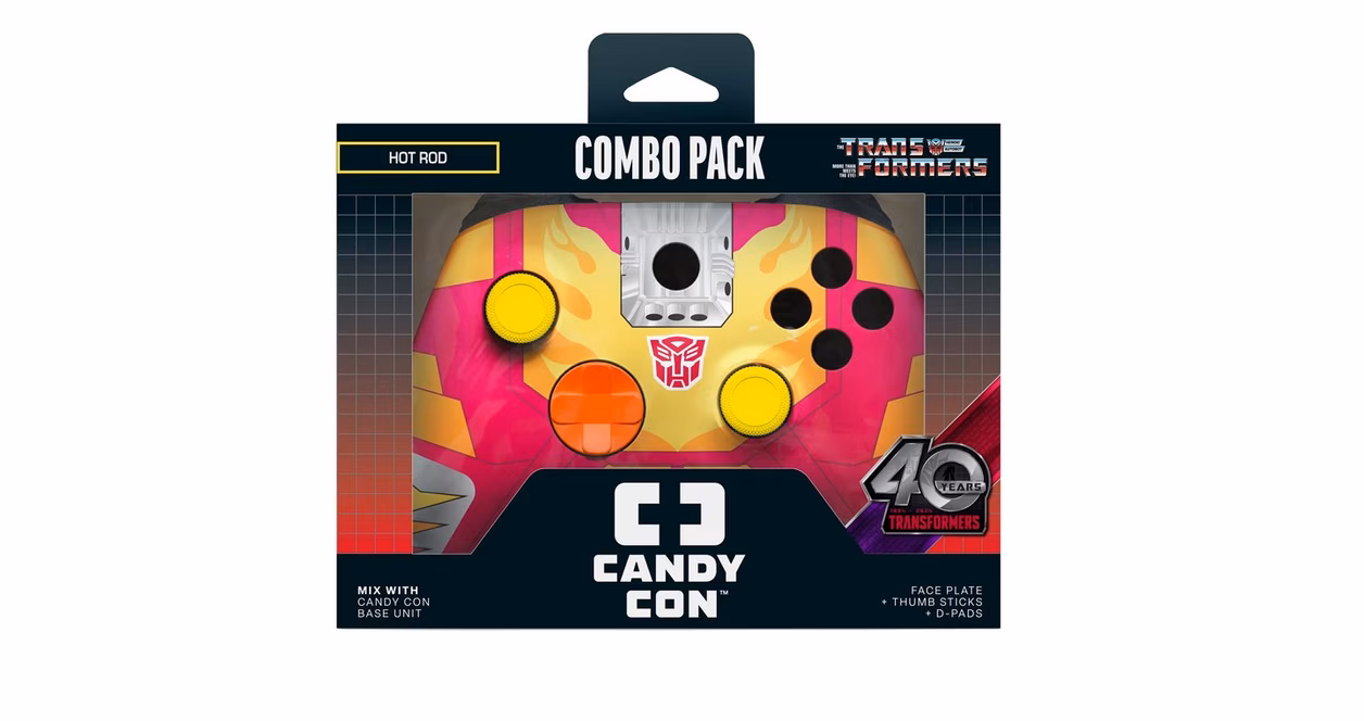 GameStop CANDY CON Transformers Hot Rod Combo Pack Licensed Controller Kit GameStop Exclusive