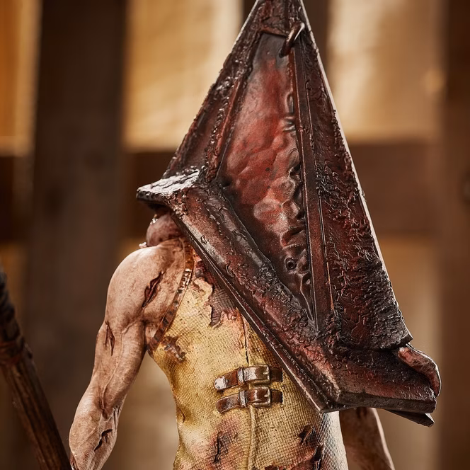 GameStop Numskull Silent Hill 2 Pyramid Head (Red Pyramid Thing) 11.6-in Statue