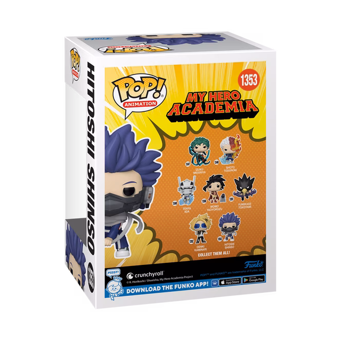 GameStop Funko POP! Animation: My Hero Academia Hitoshi Shinso 4.6-in Vinyl Figure