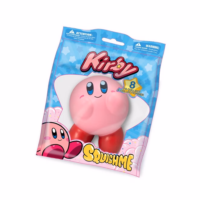 GameStop Just Toys Kirby SquishMe Stress Toy Series 1 (Styles May Vary)