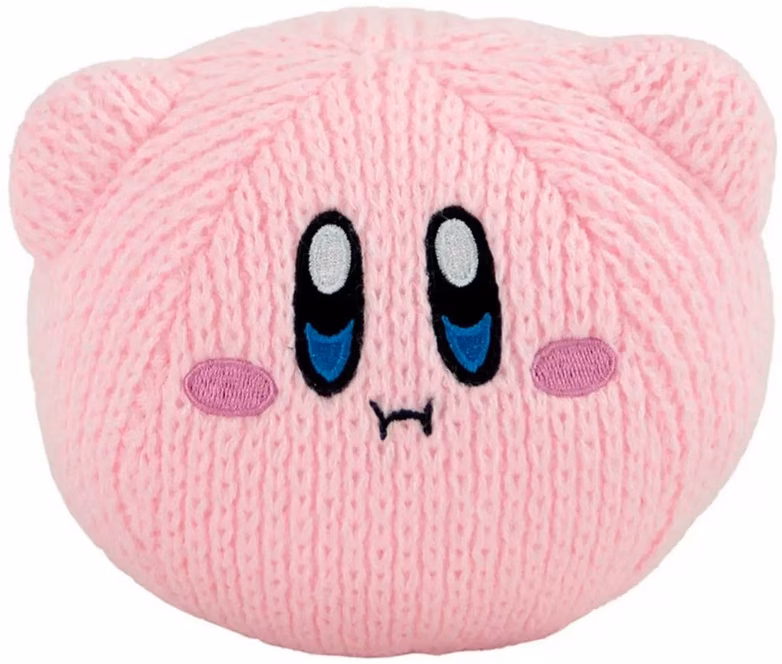 GameStop TOMY Club Mocchi-Mocchi Nuiguru Knit Kirby Jr 6-in Plush (Styles May Vary)