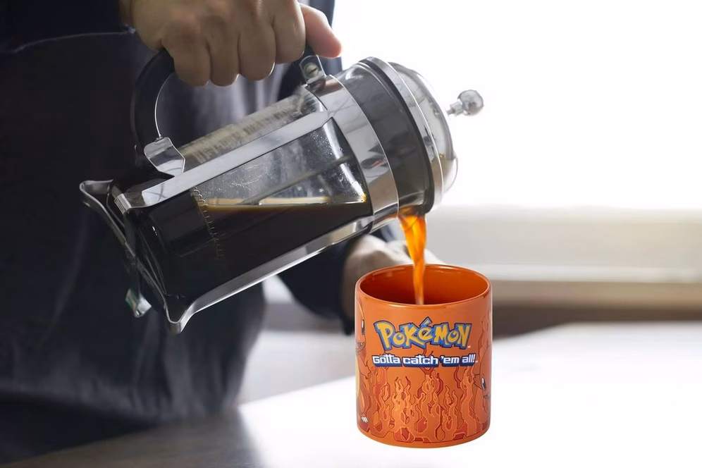 GameStop Pokemon Charmander Orange Foil Print 20oz Ceramic Coffee Mug