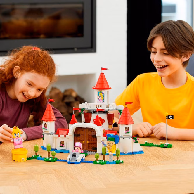 GameStop LEGO Peach's Castle Expansion Set 71408 Toy Building Kit