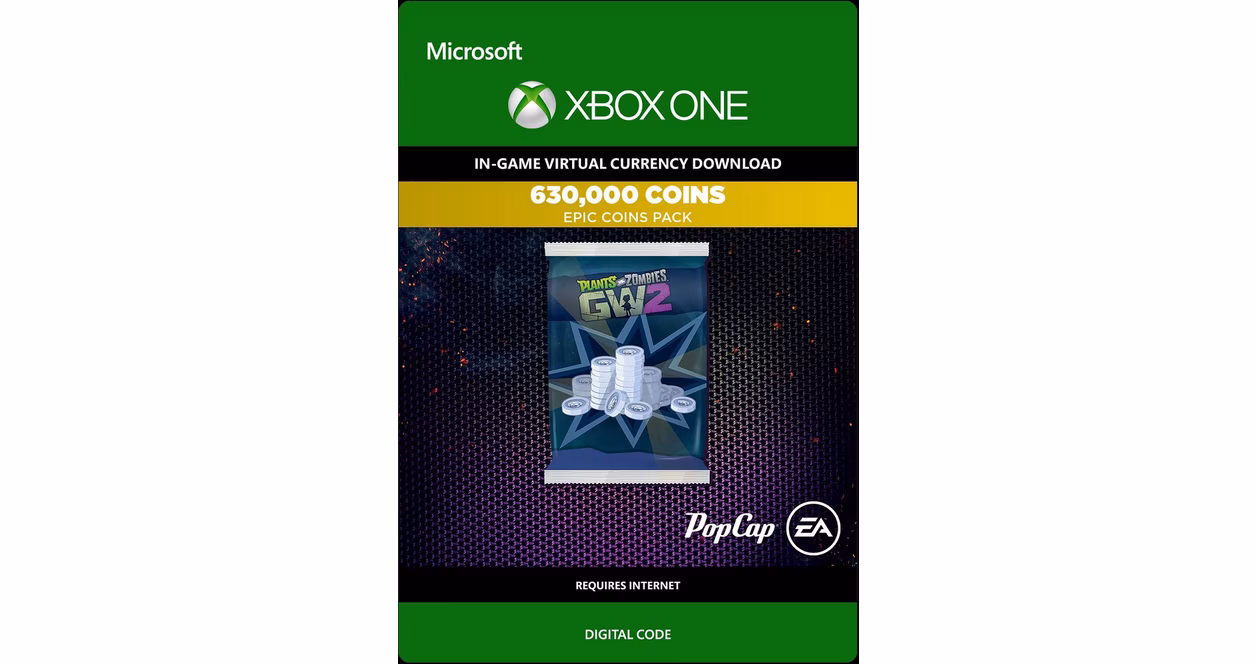 GameStop Plants vs. Zombies Garden Warfare 2 630,000 Epic Coins Pack