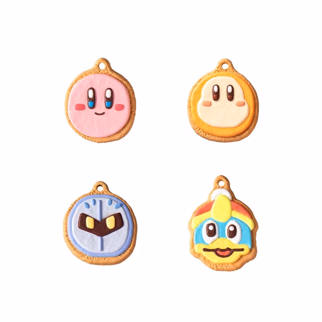GameStop Bandai Shokugan Kirby and Friends Cookie Charmcot Blind Keychain (Styles May Vary)