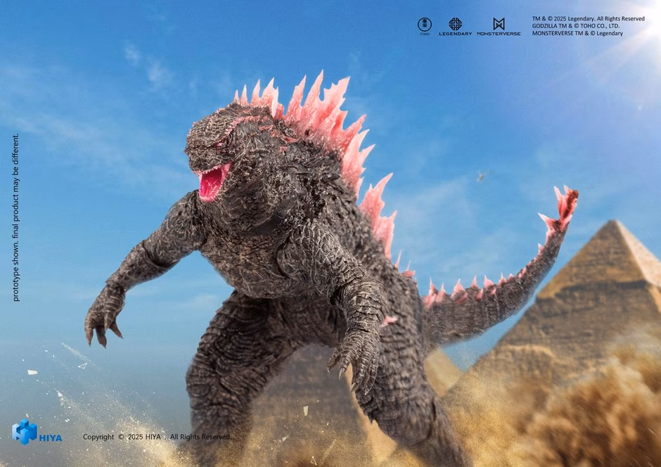 GameStop HIYA Exquisite Basic Series Godzilla x Kong The New Empire Godzilla (Heat Ray Godzilla Evolved Ver.) 6-in Action Figure