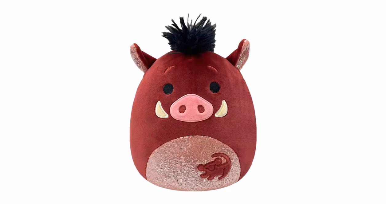 GameStop Squishmallows Disney The Lion King 30th Anniversary Pumbaa 8-in Plush