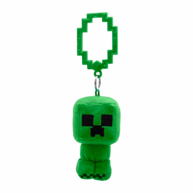 GameStop Just Toys Minecraft 4-in Plush Backpack Hanger Series 1 (Styles May Vary)