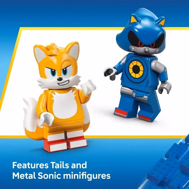 GameStop LEGO Sonic the Hedgehog Cyclone vs. Metal Sonic Building Toy Mech Suit 77002