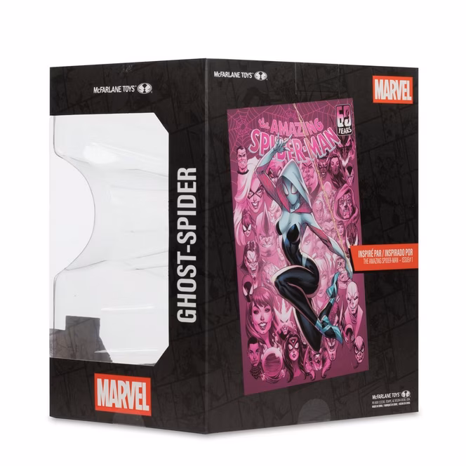 GameStop McFarlane Toys Gold Label Collection Marvel The Amazing Spider-Man Ghost-Spider (Issue 1) 1:10th Statue