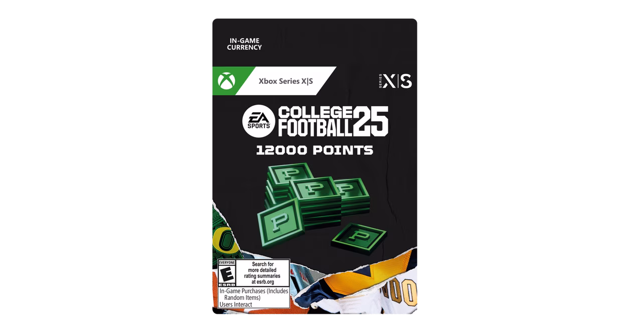 GameStop College Football 25: 12000 Points Currency - Xbox Series X/S