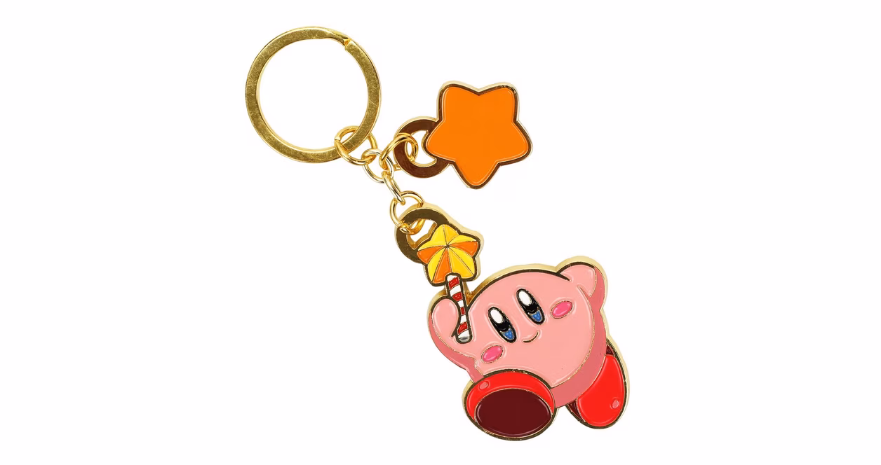 GameStop Kirby - Kirby Star Charm Wand Keychain