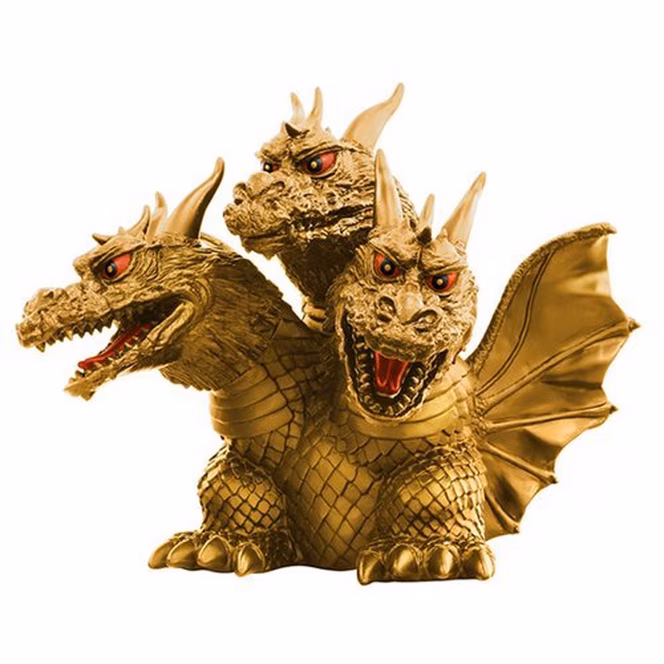 GameStop Banpresto Toho Monster Series Enshrined Monsters King Ghidrah 1964 ver A 4.7-in Figure