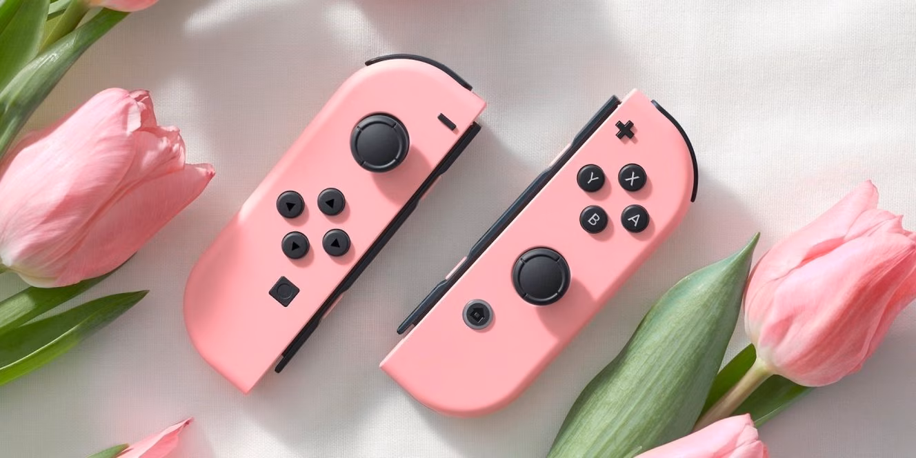 GameStop Nintendo Switch Joy-Con (L)/(R) - Pastel Pink