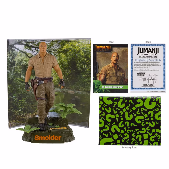 GameStop McFarlane Toys Movie Maniacs: Jumanji Dr. Smolder Bravestone 6-in Statue