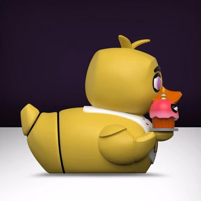 GameStop Tubbz Five Nights at Freddy's Chica (1st Edition) 3.54-in Collectible Rubber Duck