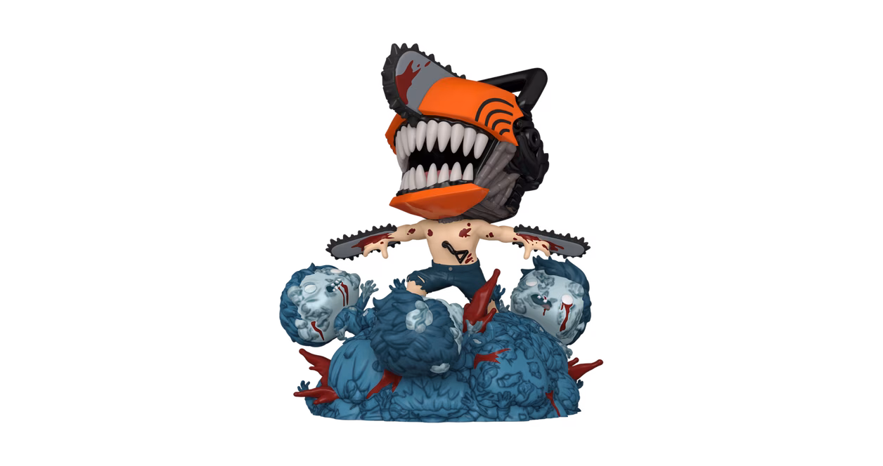 GameStop Funko POP! Deluxe: Chainsaw Man- Chainsaw Man 5.8-in Vinyl Figure