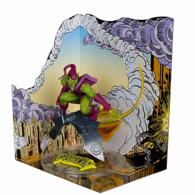 GameStop McFarlane Toys Marvel Collection Spider-Man Green Goblin (The Amazing Spider-Man Issue 312) 1:10th Scale Statue with Autograph