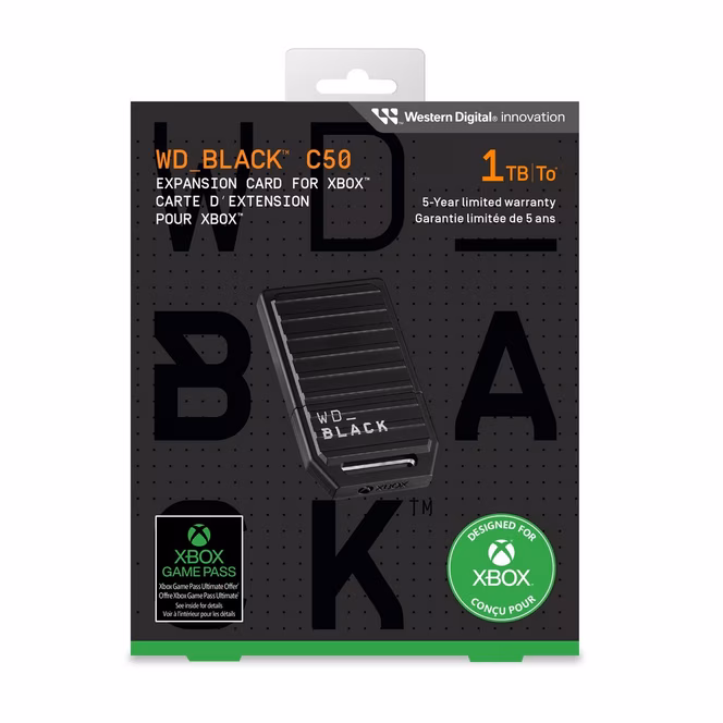 GameStop WD_BLACK C50 Expansion Card 1TB for Xbox Series X/S