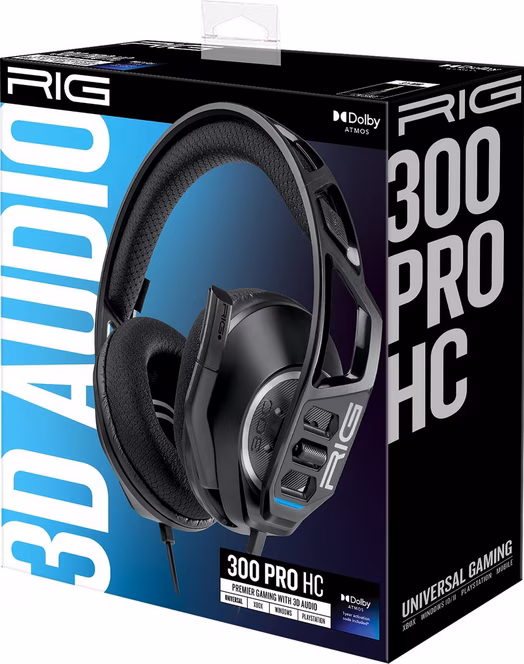 GameStop RIG 300 PRO HC Wired Universal Headset for Xbox Series X/S and Xbox One, PlayStation 4/5, and PC