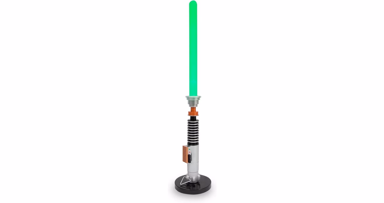 GameStop Star Wars Luke Skywalker Green Lightsaber 23-in Desk Light
