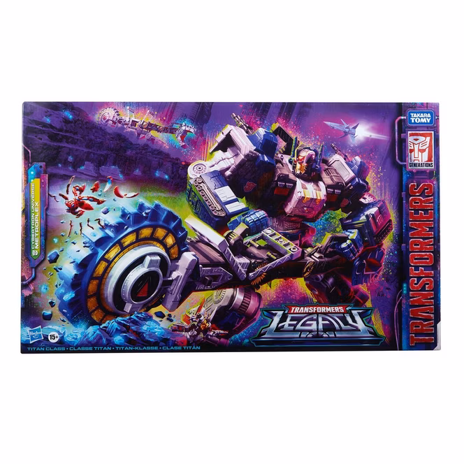 GameStop Toynk Transformers: Generations Legacy Series Titan Cybertron Universe Metroplex 22-in Action Figure