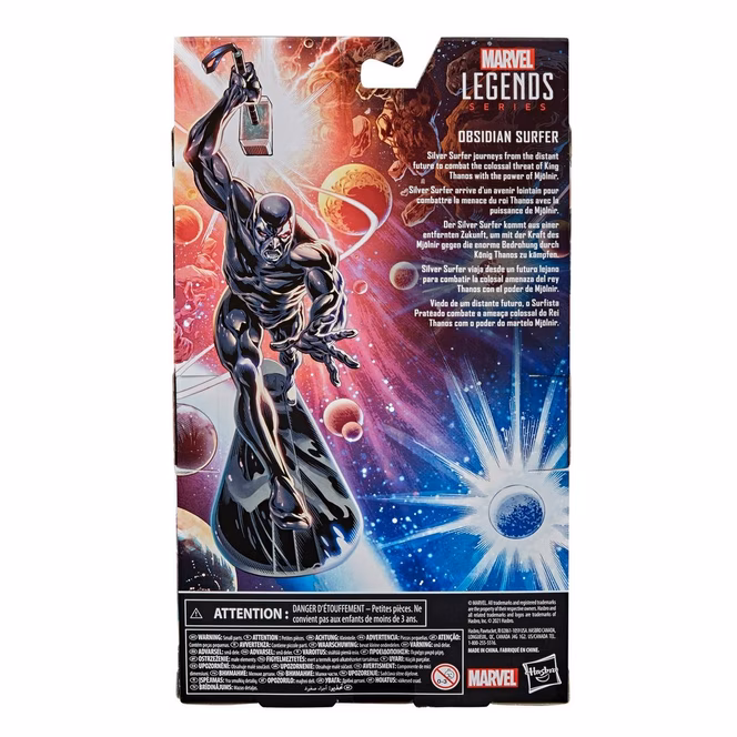 GameStop Hasbro Marvel Legends Series Avengers Silver Surfer with Mjolnir 6-inch Collectible Action Figure