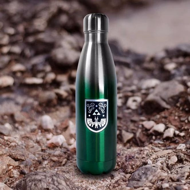 GameStop The Legend of Zelda Steel 17 oz. Water Bottle