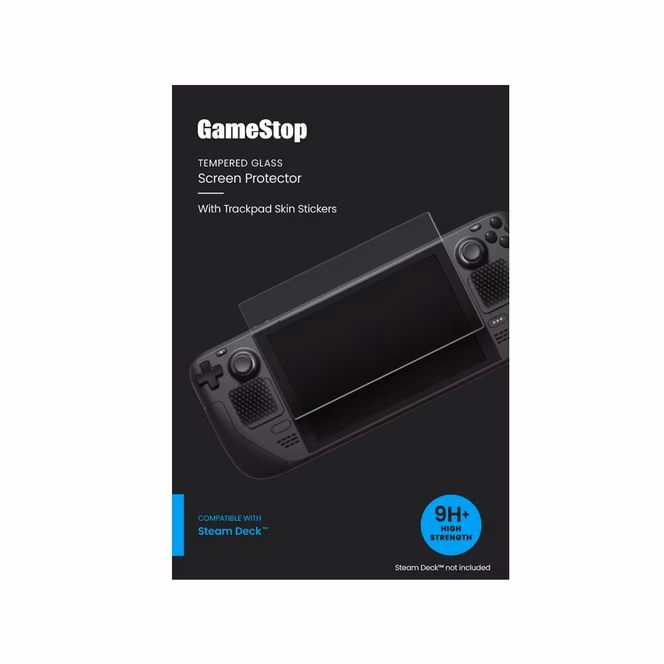 GameStop GameStop Steam Deck Tempered Glass Screen Protector with Track Pads