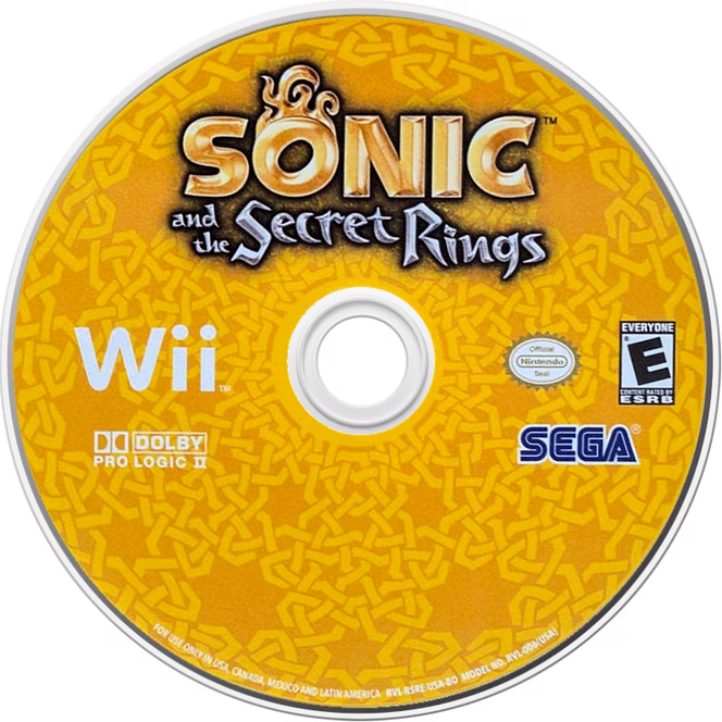 GameStop Sonic and the Secret Rings - Nintendo Wii