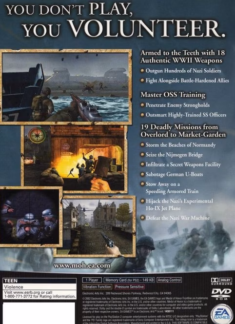 GameStop Medal of Honor Frontline - PlayStation 2