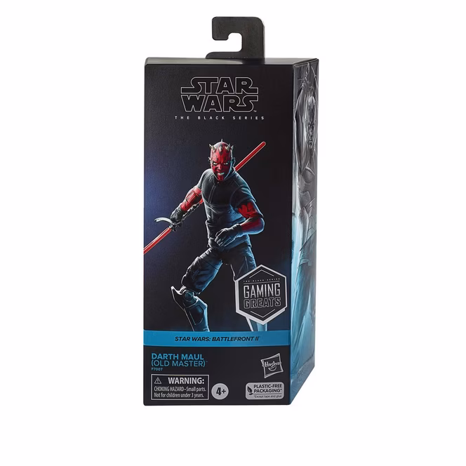 GameStop Hasbro Star Wars: The Black Series Gaming Greats Star Wars: Battlefront II Darth Maul (Old Master) 6-in Action Figure GameStop Exclusive