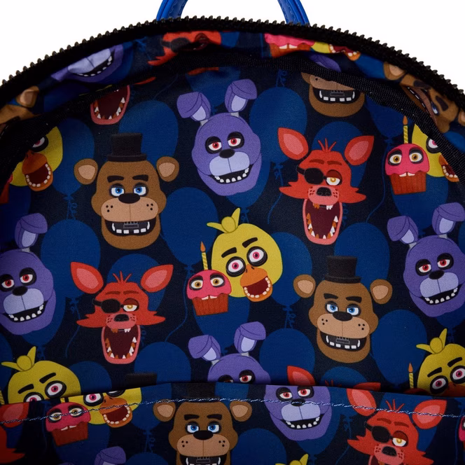 GameStop Loungefly Five Nights at Freddy's Freddy Fazbear Plush Cosplay Lenticular Mini Backpack