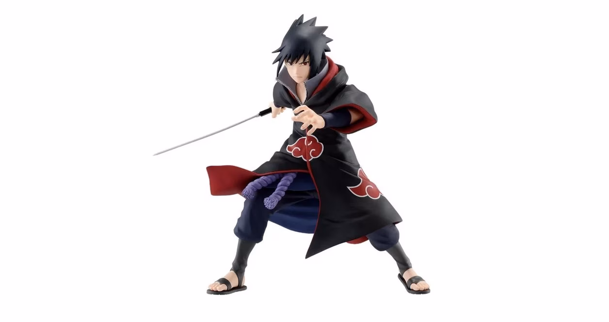 GameStop Banpresto Naruto Shippuden Vibration Stars Sasuke Uchiha 5.9-in Statue