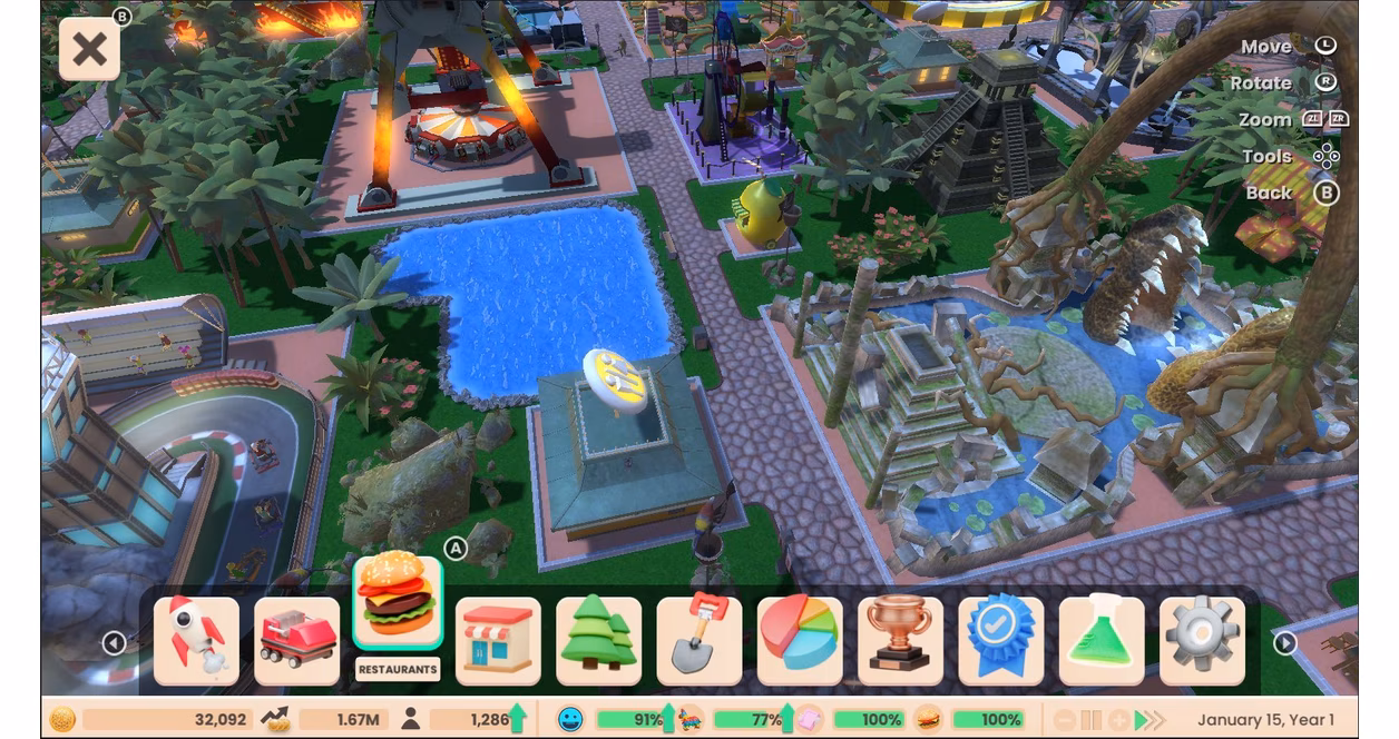 GameStop RollerCoaster Tycoon Adventures Deluxe - PlayStation 5