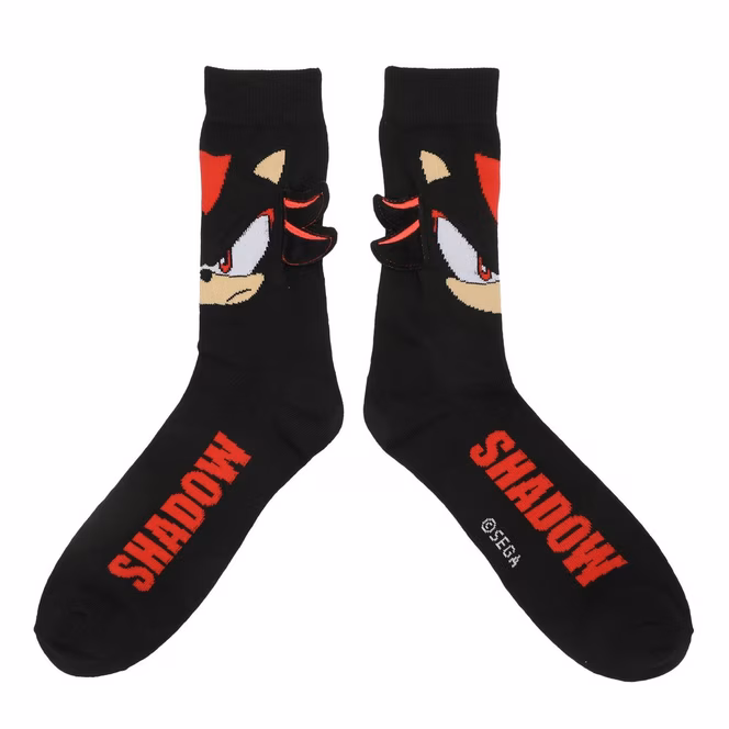 GameStop Shadow the Hedgehog Novelty Crew Socks