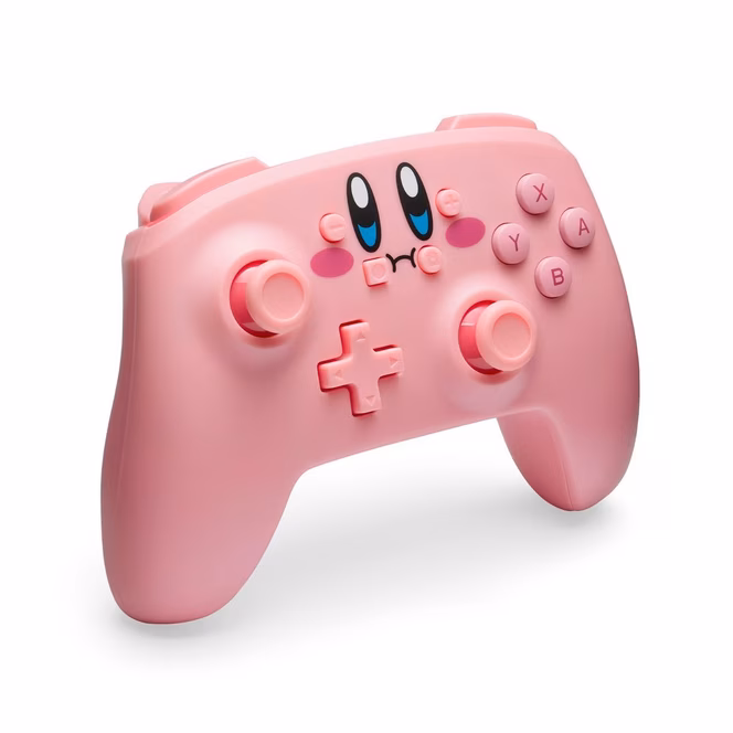 GameStop PowerA Wireless + Motion Controller for Nintendo Switch - Kirby Mouthful