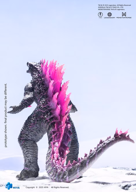 GameStop Hiya Toys Godzilla x Kong The New Empire Godzilla Evolved Translucent Ver. 7-in statue
