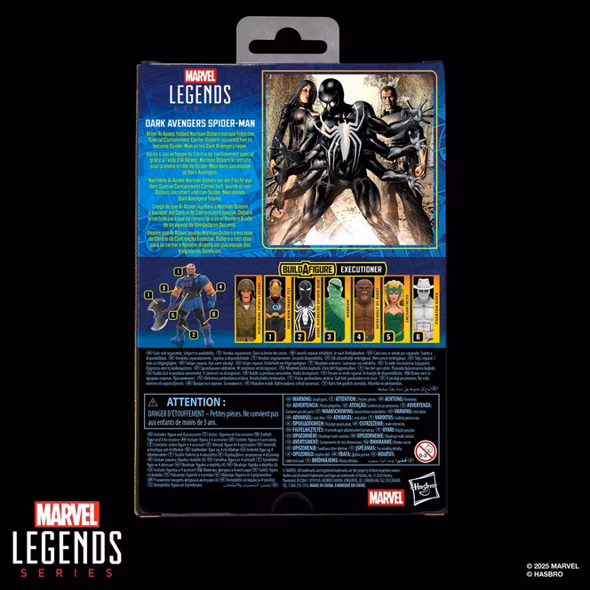 GameStop Hasbro Marvel Legends Series Dark Avengers Spider-Man 6-in Action Figure