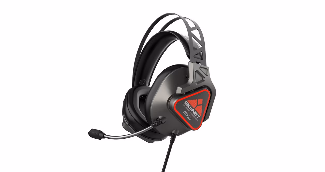 GameStop Terminator 40th Anniversary SKYNET LED Gaming Headset GameStop Exclusive