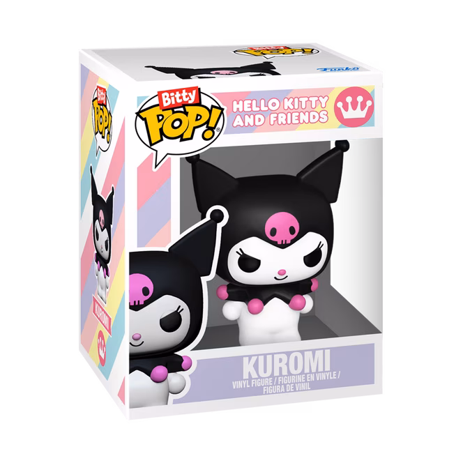 GameStop Funko Bitty POP! Sanrio Hello Kitty and Friends Vinyl Figure Set 4-Pack (Kuromi, Hello Kitty–Dessert, My Melody–Unicorn, and Mystery Pop!)