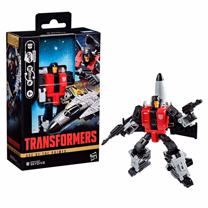 GameStop Hasbro Transformers Age of the Primes Aerialbot Skydive Deluxe Class 5.5-In Action Figure