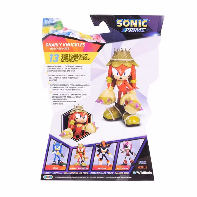 GameStop Jakks Pacific Sonic Prime Knuckles The Dread 5-in Articulated Action Figure