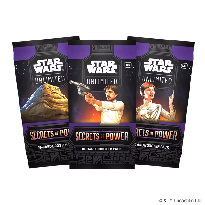 GameStop Star Wars: Unlimited TCG Secrets of Power: Booster Box (24 Boosters)