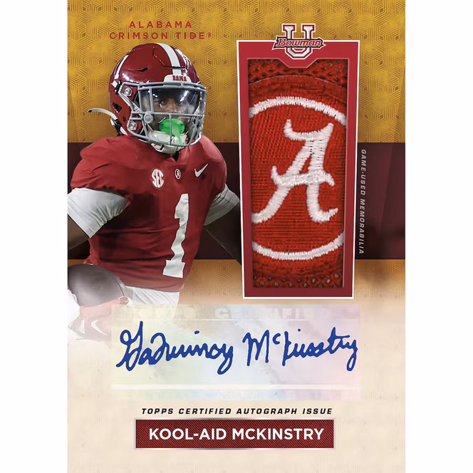 GameStop 2023 Bowman University Alabama Football Hobby Box
