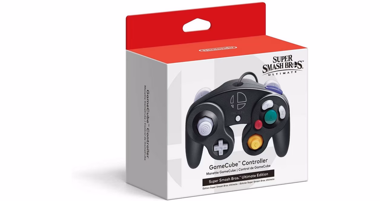 GameStop PowerA Super Smash Bros. Ultimate Edition GameCube Controller for Nintendo Switch