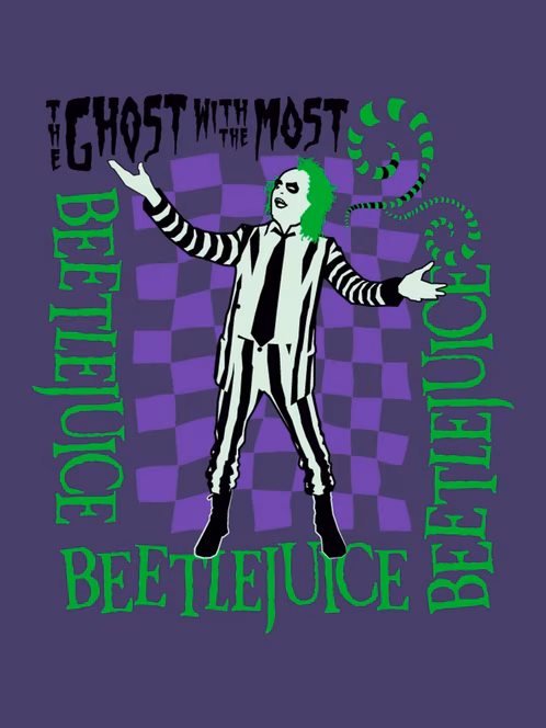 GameStop Beetlejuice The Ghost with The Most Unisex T-Shirt
