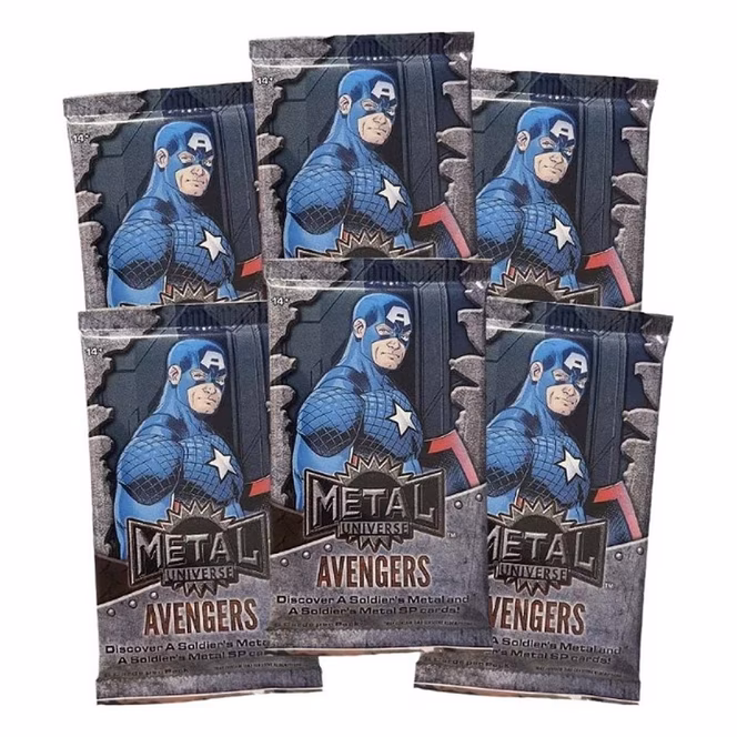 GameStop Upper Deck Marvel Metal Universe Avengers Trading Cards Blaster Box