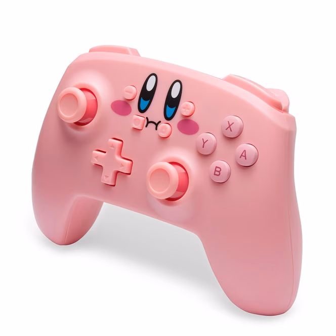 GameStop PowerA Wireless + Motion Controller for Nintendo Switch - Kirby Mouthful