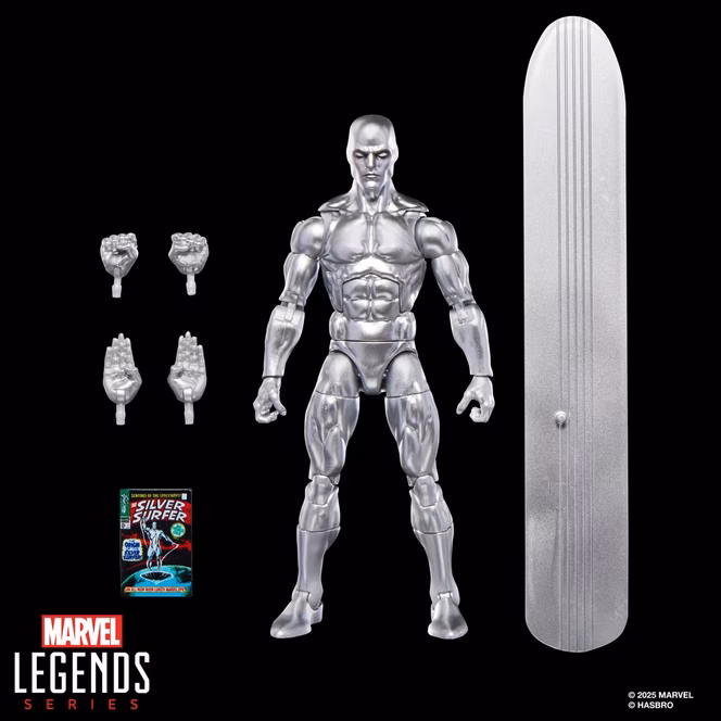 GameStop Marvel Legends Series Fantastic Four Silver Surfer (Issue 1) 6-in Action Figure